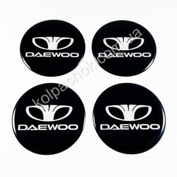 Наклейки для ковпачків на диски Daewoo (55мм)
