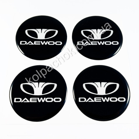 Наклейки для ковпачків на диски Daewoo (55мм)