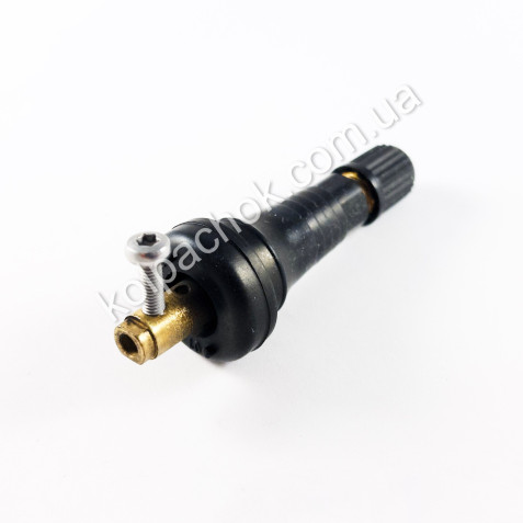 Чорний гумовий вентиль для дисків (під датчик) TPMS-01-10