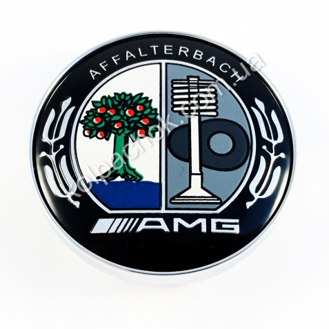 Ковпачок на диски Mercedes-Benz AMG колір. лого (60мм)