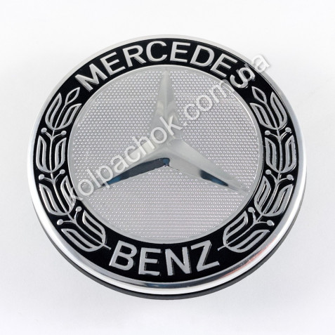 Колпачок на диски Mercedes-Benz черный кант A1674015900 (75мм)