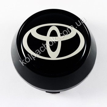 Колпачок на диски Toyota конус/черный (56-60мм) Колпачок на диски Toyota конус/черный (56-60мм)