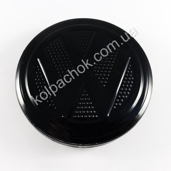 Колпачок на диски VolksWagen черный глянец 5G0601171 (66мм) Колпачок на диски VolksWagen черный глянец 5G0601171 (66мм)