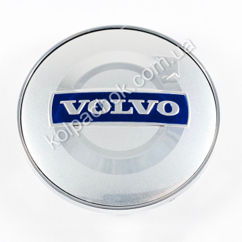 Ковпачок на диски Volvo срібло/хром лого (65-68мм) Ковпачок на диски Volvo срібло/хром лого (65-68мм)