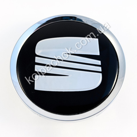 Ковпачок Seat хром лого для Mercedes-Benz дисків (75мм)