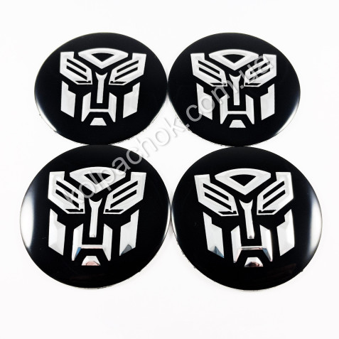 Наклейки для колпачков на диски Transformers Autobots (56мм)