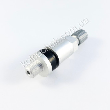 Серый матовый разборной вентиль для дисков (под датчик) TPMS-31 Серый матовый разборной вентиль для дисков (под датчик) TPMS-31