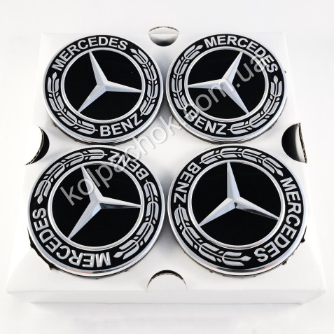 Плаваючі/обертові ковпачки на диски Mercedes-Benz A0004002700 (75мм)