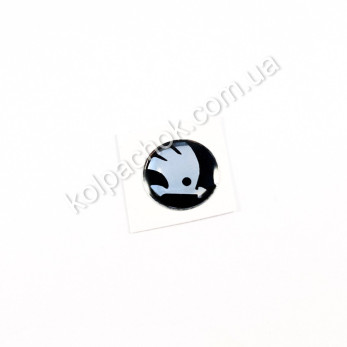 Эмблема логотип для ключа Skoda нов. обр. (10мм)
