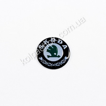 Эмблема логотип для ключа Skoda стр. обр. (14мм)