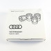 Колпачки на ниппеля Audi черные\хром лого (Оригинал)