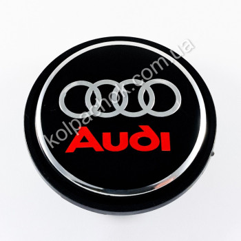 Колпачок Audi на диски Volkswagen 3B7601171 красный лого (65мм) Колпачок Audi на диски Volkswagen 3B7601171 красный лого (65мм)