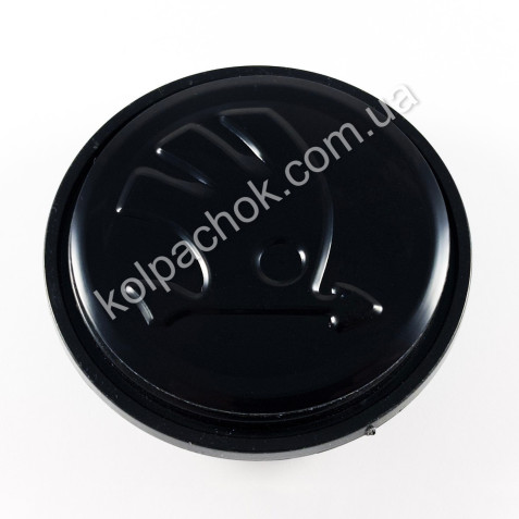 Ковпачок Skoda на диски Volkswagen чорний мат 3B7601171 (65мм)