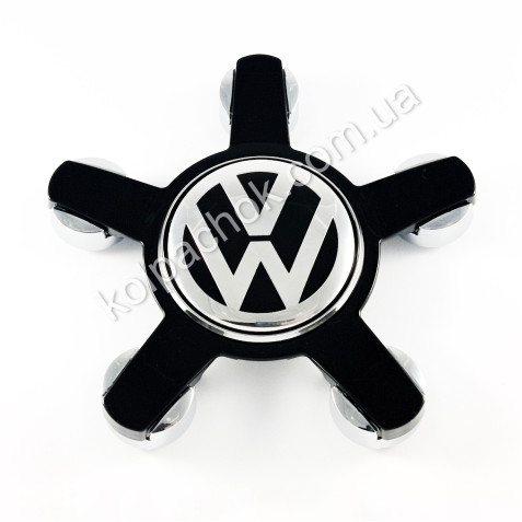 Ковпачок VolksWagen на диски Audi чорний Q3/Q5 8R0601165 (зірка)