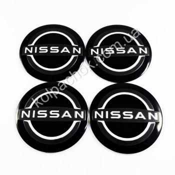 Наклейки для колпачков на диски Nissan нов. обр. (60мм) Наклейки для колпачков на диски Nissan нов. обр. (60мм)