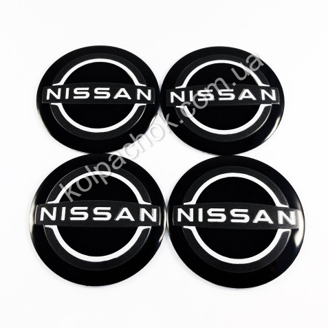 Наклейки для колпачков на диски Nissan нов. обр. (60мм)
