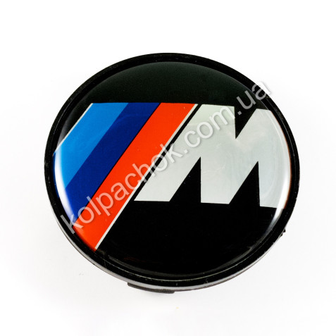 Колпачок на диски BMW "M" (62-68мм)