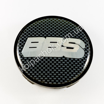 Ковпачок на диски BBS чорний/карбон лого (65-68мм) Ковпачок на диски BBS чорний/карбон лого (65-68мм)