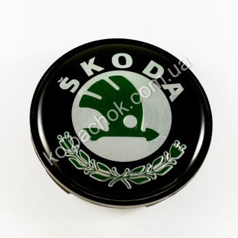 Колпачок на диски Skoda (62-68мм) Колпачок на диски Skoda (62-68мм)