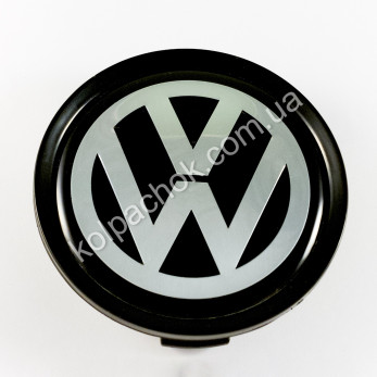 Колпачок VolksWagen черный для Mercedes-Benz дисков (75мм) Колпачок VolksWagen черный для Mercedes-Benz дисков (75мм)