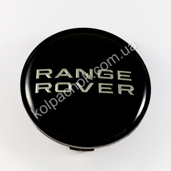 Колпачок на диски Range Rover черный/хром лого (65-68мм) Колпачок на диски Range Rover черный/хром лого (65-68мм)