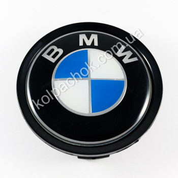 Колпачок на диски BMW черный/сине-белый лого (74мм) Колпачок на диски BMW черный/сине-белый лого (74мм)
