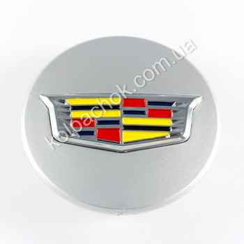Ковпачок на диски Cadillac срібло/хром лого 9597375 (67мм)
