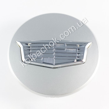 Колпачок на диски Cadillac серебро 9597375 (67мм) Колпачок на диски Cadillac серебро 9597375 (67мм)