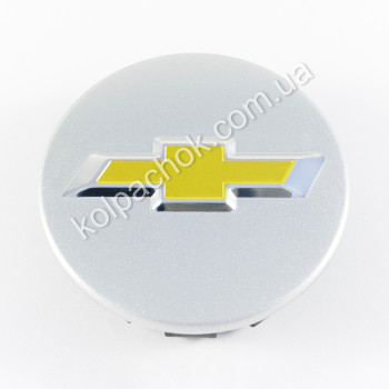 Ковпачок на диски Chevrolet срібло 96682160 (53мм)