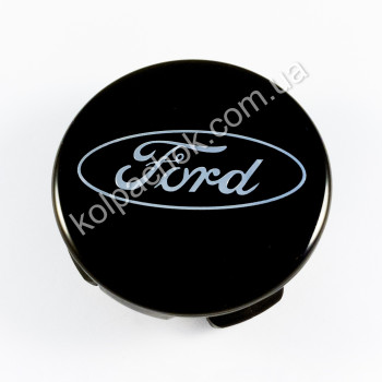 Ковпачок на диски Ford 6M211003AA чорний (55мм) (Оригінал) Ковпачок на диски Ford 6M211003AA чорний (55мм) (Оригінал)