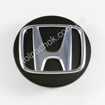 Ковпачок на диски Honda графіт/хром лого 44732-TVA-A31/44732-T4N-H01 (62мм) (Оригінал) Ковпачок на диски Honda графіт/хром лого 44732-TVA-A31/44732-T4N-H01 (62мм) (Оригінал)