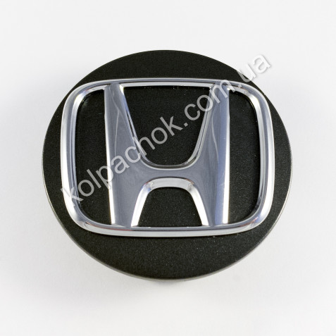 Колпачок на диски Honda графит/хром лого 44732-TVA -A31 / 44732-T4N-H01 (62мм) (Оригинал)