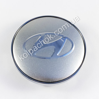 Колпачок на диски Hyundai серебро/хром лого (65-68мм) Колпачок на диски Hyundai серебро/хром лого (65-68мм)