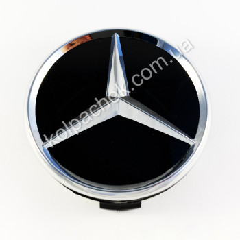 Колпачок на диски реплика Mercedes-Benz BC009 черный (74мм) Колпачок на диски реплика Mercedes-Benz BC009 черный (74мм)