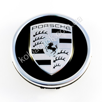 Ковпачок на диски Porsche Taycan чорний/сірий лого 9J1.601.149 A (76мм) Ковпачок на диски Porsche Taycan чорний/сірий лого 9J1.601.149 A (76мм)