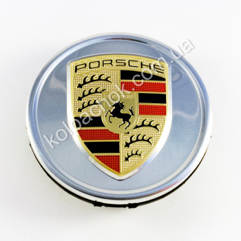 Ковпачок на диски Porsche Taycan хром/кольоровий лого 9J1.601.149 A (76мм) Ковпачок на диски Porsche Taycan хром/кольоровий лого 9J1.601.149 A (76мм)