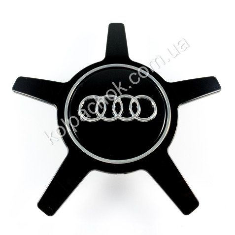 Колпачок на диски реплика Audi черный (звезда)