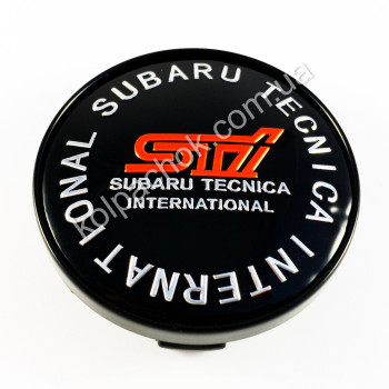 Ковпачок на диски Subaru STI Tecnica (60мм)