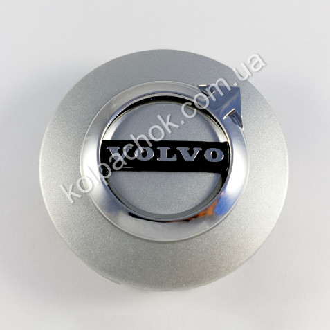 Ковпачок на диски Volvo срібло 31471435 / 31400897 (64мм) (Оригінал)