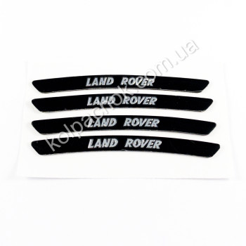 Наклейки на диски Land Rover черные Наклейки на диски Land Rover черные