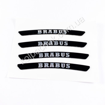 Наклейки на диски Brabus чорні
