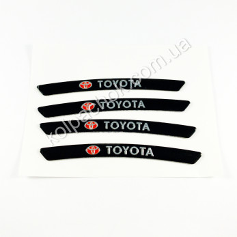 Наклейки на диски Toyota черные Наклейки на диски Toyota черные