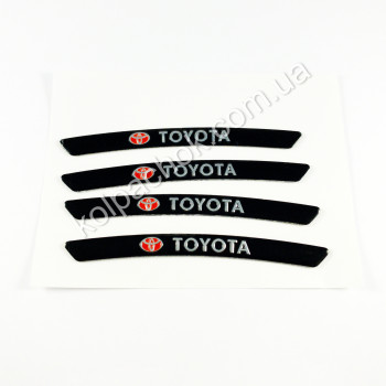 Наклейки на диски Toyota черные Наклейки на диски Toyota черные
