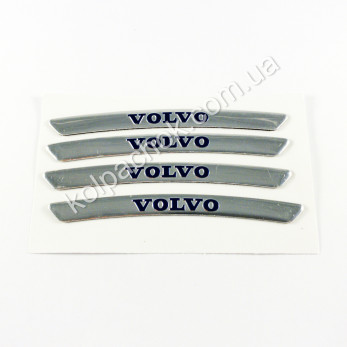 Наклейки на диски Volvo хром Наклейки на диски Volvo хром