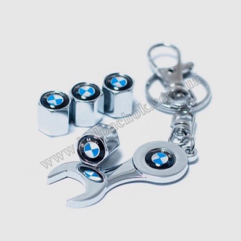Ковпачки на ніпеля BMW з брелком