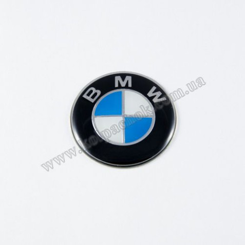 Емблема BMW синьо-біла 45мм. (Руль)