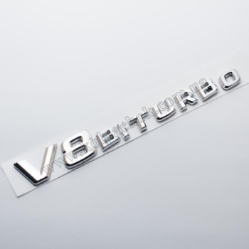 Логотип V8 BITURBO хромований Логотип V8 BITURBO хромований