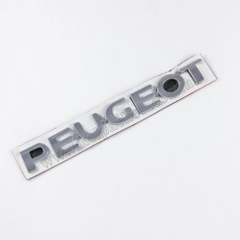 Емблема логотип напис Peugeot