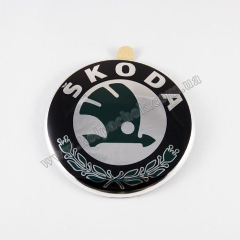 Емблема Skoda 6Y9853621 89мм.