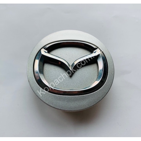 Ковпачок на диски Mazda срібло/хром лого BBM237190 (57мм) (Оригінал)